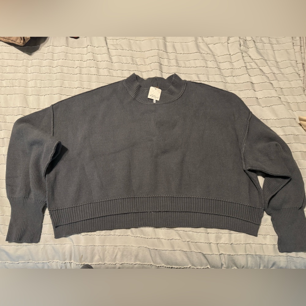 FREE PEOPLE Easy Street Cropped Sweater